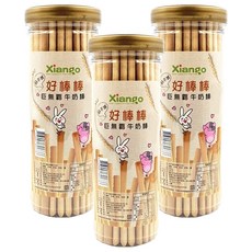 Xiango 匠菓子 阿不就好棒棒 巨無霸牛奶棒, 360g, 3罐