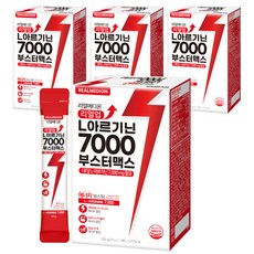 리얼메디온 리얼업 L 아르기닌 7000 부스터 맥스, 4개, 280g