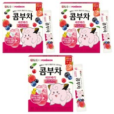 담터 포켓몬 콤부차 세븐베리, 5g, 30개입, 3개