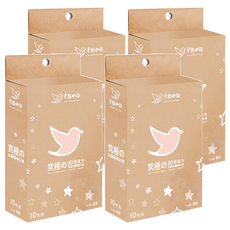 幸福物語 寶寶系列 究極の3D立體醫用口罩, 乾燥粉, 10片, 4盒