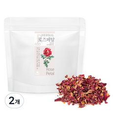 티잇 로즈페탈 잎차, 50g, 1개입, 2개
