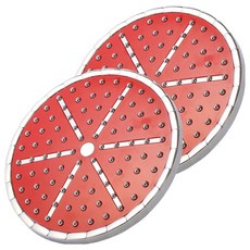 URBAN TERRACE 太陽花灑蓮蓬頭, 2個, 紅色