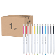 TEMPO 節奏牌 可擦拭彩色自動鉛筆, 3mm, 12支