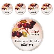 BOEMI 花沐春暮潤唇膏, 甜嫩櫻桃, 15ml, 5個
