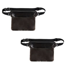 메이첼 루아온 힙색 컬러 방수팩 2p 세트 FREE 10705, 블랙, 블랙, 1세트