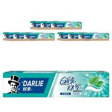 DARLIE 好來 黑人 白綠雙星牙膏 清新口氣 潔白牙齒, 140g, 9條