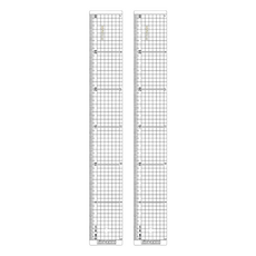 Artmate 裁切直尺 30cm, 透明色+刻度黑色 壓克力, 2支