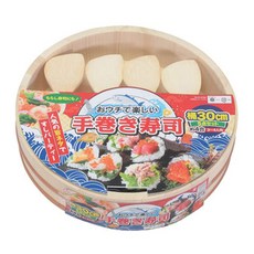 Fun at Home 珍珠金屬手捲壽司桶5件組 30cm, D-6766, 1組