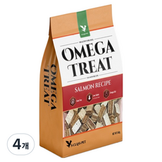 펫보타닉스 강아지 오메가 트릿, 연어, 340g, 4개