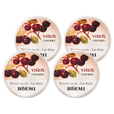 BOEMI 花沐春暮潤唇膏, 甜嫩櫻桃, 15ml, 4個