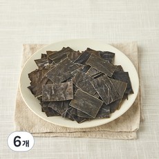 기장물산 유기식품 인증 자른 다시마, 100g, 6개