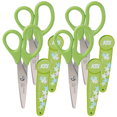 SDI 手牌 5-1/2吋可愛學生剪刀 0858C 140mm, 顏色隨機, 4支