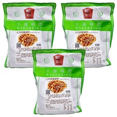 Bakerking 卡羅 比利時鬆餅粉, 2kg, 3包