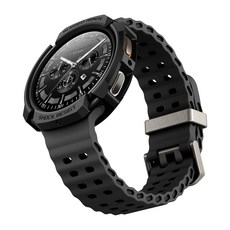 Spigen Apple Watch錶帶一體型保護殼Rugged Armor Pro, 啞光黑, 1個