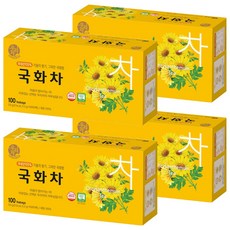 우리차 국화차 티백, 500mg, 100개입, 4개