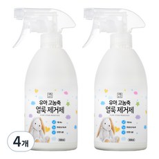 생활공식 유아 고농축 얼룩제거제, 500ml, 4개