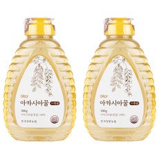 ORLY 1+등급 프리미엄 아카시아꿀, 500g, 2개