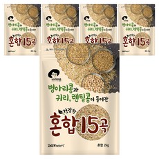 엉클탁 병아리콩과 귀리 렌틸이 들어간 혼합 15곡, 2kg, 5개