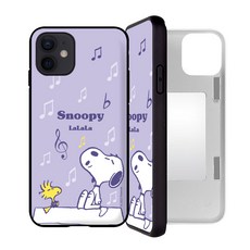 스누피 뮤직 마그네틱 백플립 시즌5 휴대폰 케이스