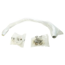 Cassido 卡司多 衛浴 鋁製W型KD浴室扶手 - 堅固耐用, 48 x 13.5cm, 1個, 白色