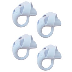 GGOSA 握筆輔助器 大象款 4入組, 藍色, 1套