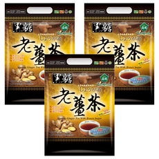 薌園 黑糖老薑茶, 10g, 18包, 3袋