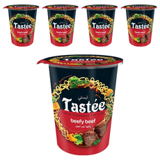 Tastee 牛肉味杯麵，65克, 5入