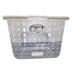 JUSKU 佳斯捷 迷你山櫻花置物籃 收納籃 2個, 白色, 1組