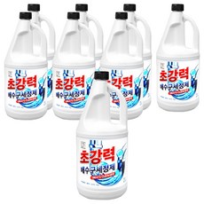 생활공식 초강력 배수구 세정제, 2L, 8개