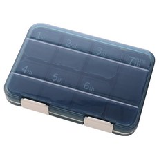 Lead home 大容量Plus一週藥盒 藥丸盒 藍色, 1個