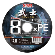 SAME 莎美 武士PE線 8編織釣魚線, 多色, 1捲
