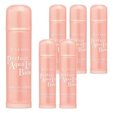 SENKA 專科 台灣公司貨 彈潤護唇膏, 4.5g, 6條, Unscented