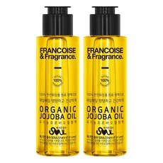 FRANCOISE&Fragrance. 未精製荷荷芭油, 100ml, 2個