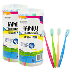 더루미 초극세모 패밀리 칫솔 16종 세트, 2세트, 16개입
