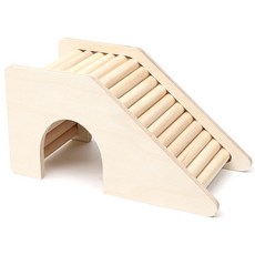 진영컴퍼니 햄스터 구름사다리 장난감 미끄럼틀 17 x 8.5 x 9 cm, 1개