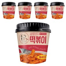 雙八年道杯裝辣炒年糕 辣味, 120g, 5個