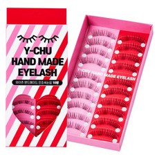y-chu 手工大容量假睫毛 D-6 20入組, 1個, 黑色