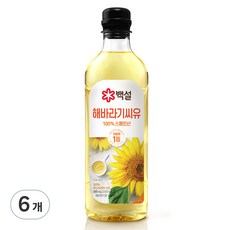 CJ BEKSUL 白雪 葵花油, 900ml, 6個