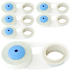 PLUS 台灣普樂士 TG-310R 捲軸式雙面膠帶替帶 8.4mm*10M 黏性強 適用於辦公、學校及家庭, 6入