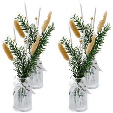 SC優選 植物精油 ins北歐乾燥花無火香薰擺飾, 奇蹟森林, 4個, 50ml