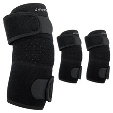 EGOJIN 手肘保護套, 3個, 黑色