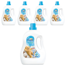 스너글 초고농축 섬유유연제 오리지널 허거블 코튼 본품, 4L, 5개