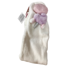 Mother garden 絨毛圍巾 獨角獸, 白色, 75 x 13.5cm