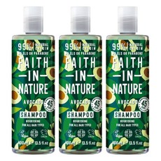 FAITH IN NATURE 酪梨洗髮精, 3個, 400ml