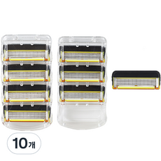 Onbiyu 吉列兼容高級貼身 5 層刀片 Fusion 5 Pro Shield, 10個, 4件