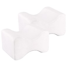 콩 K Items 다양한 메모리폼 다리베개, 화이트, 2개