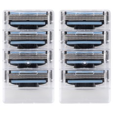 Ernie Uni Gillette Proglide Fusion 5 剃須刀刀片 橙色, 4入, 2個