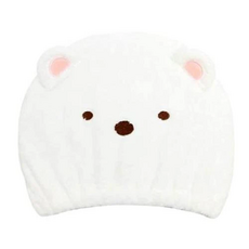 Sumikkogurashi 角落生物 吸水速乾浴帽, 白熊, 1個