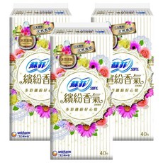 SOFY 蘇菲 繽紛香氣超薄護墊 沐浴清新, 14cm, 40片, 3包