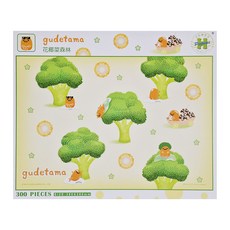 HUNDRED PICTURES 百耘圖 Gudetama 拼圖, 300片, 花椰菜森林 多色, 1盒